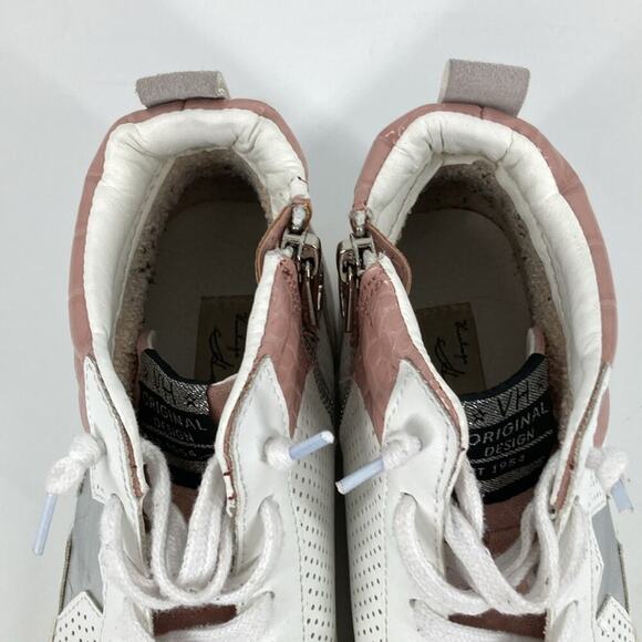 Vintage Havana Womens White Pink Lace Ups High Tops Sneakers Size 8 - Picture 11 of 15